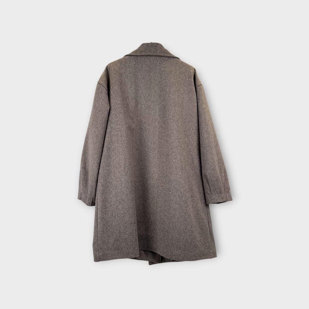 Cappotto doppiopetto oversize Beige