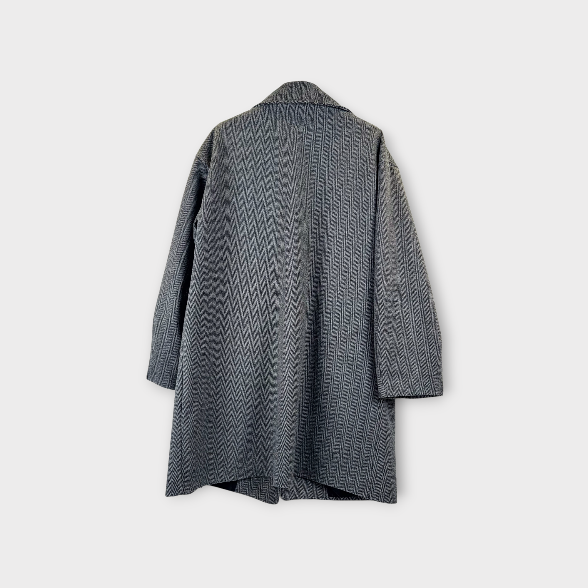 Cappotto doppiopetto oversize Grigio