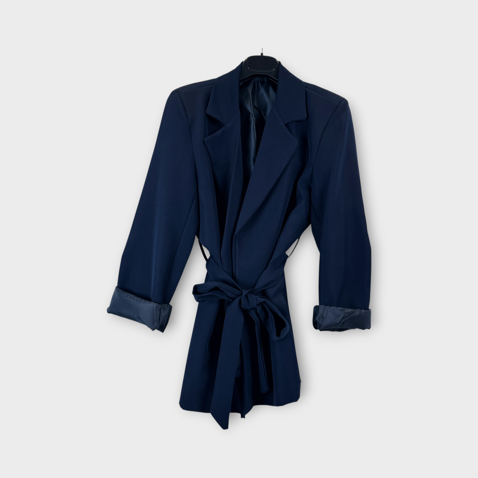 Blazer con cintura Blu navy
