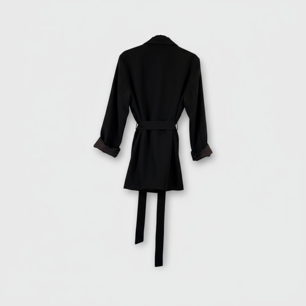 Blazer con cintura Blu navy