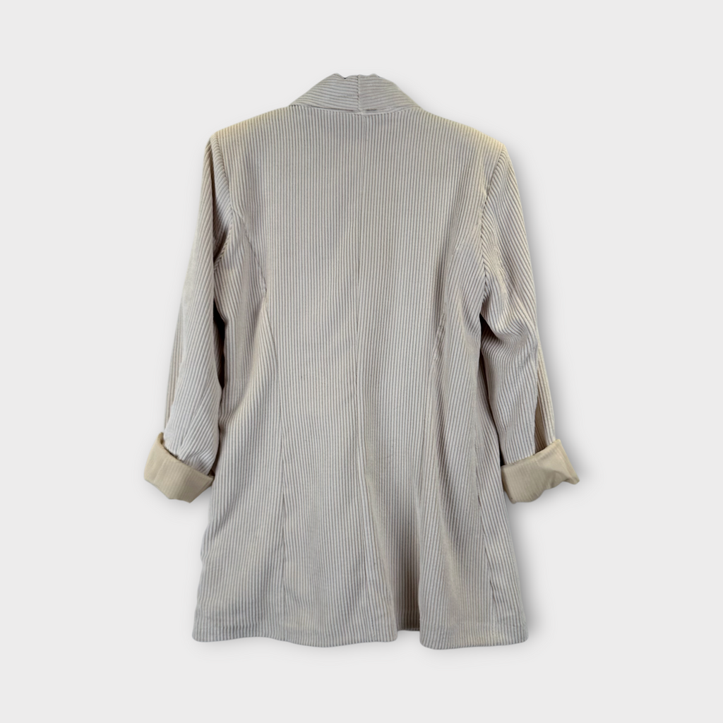 Blazer in velluto a coste Marrone