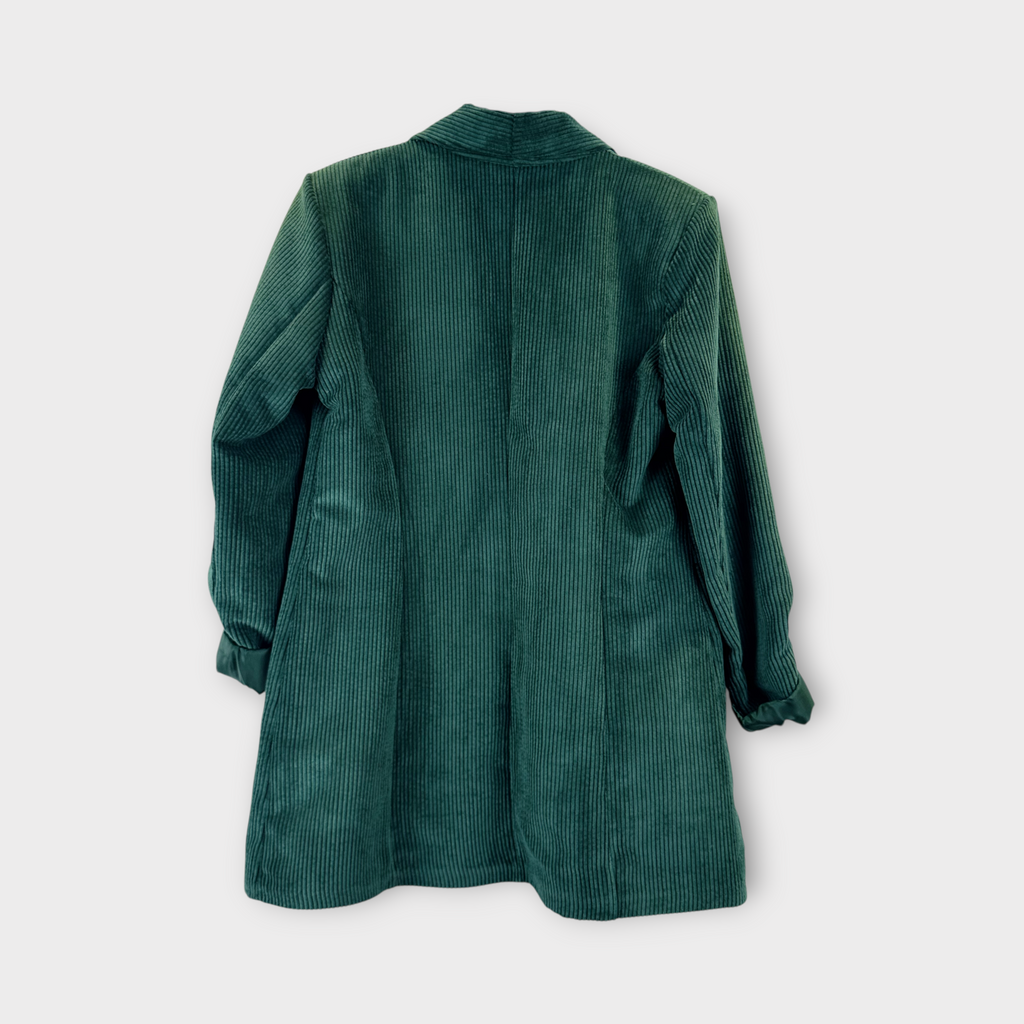 Blazer in velluto a coste Marrone