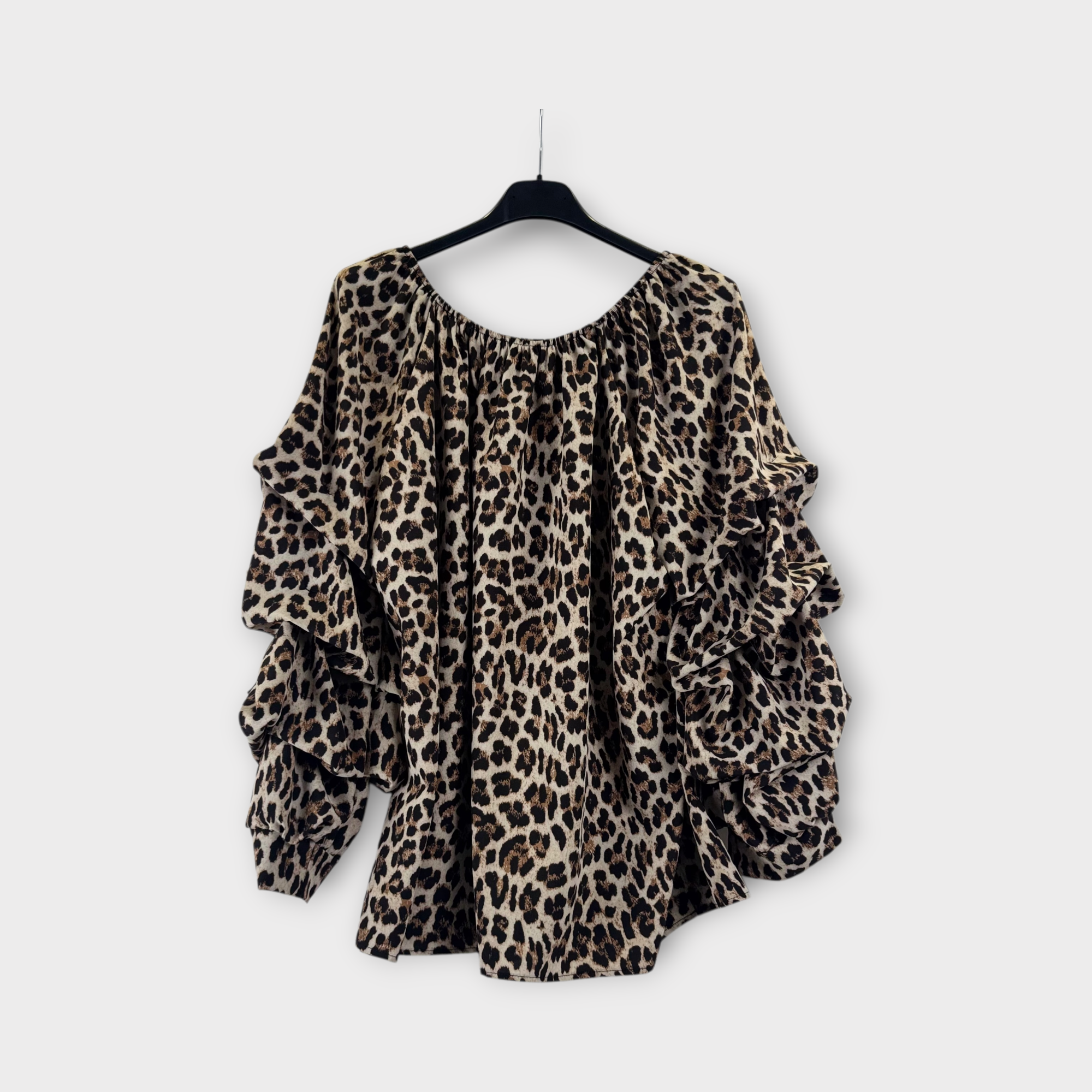 Blusa bordeaux con maniche arricciate Bordeaux