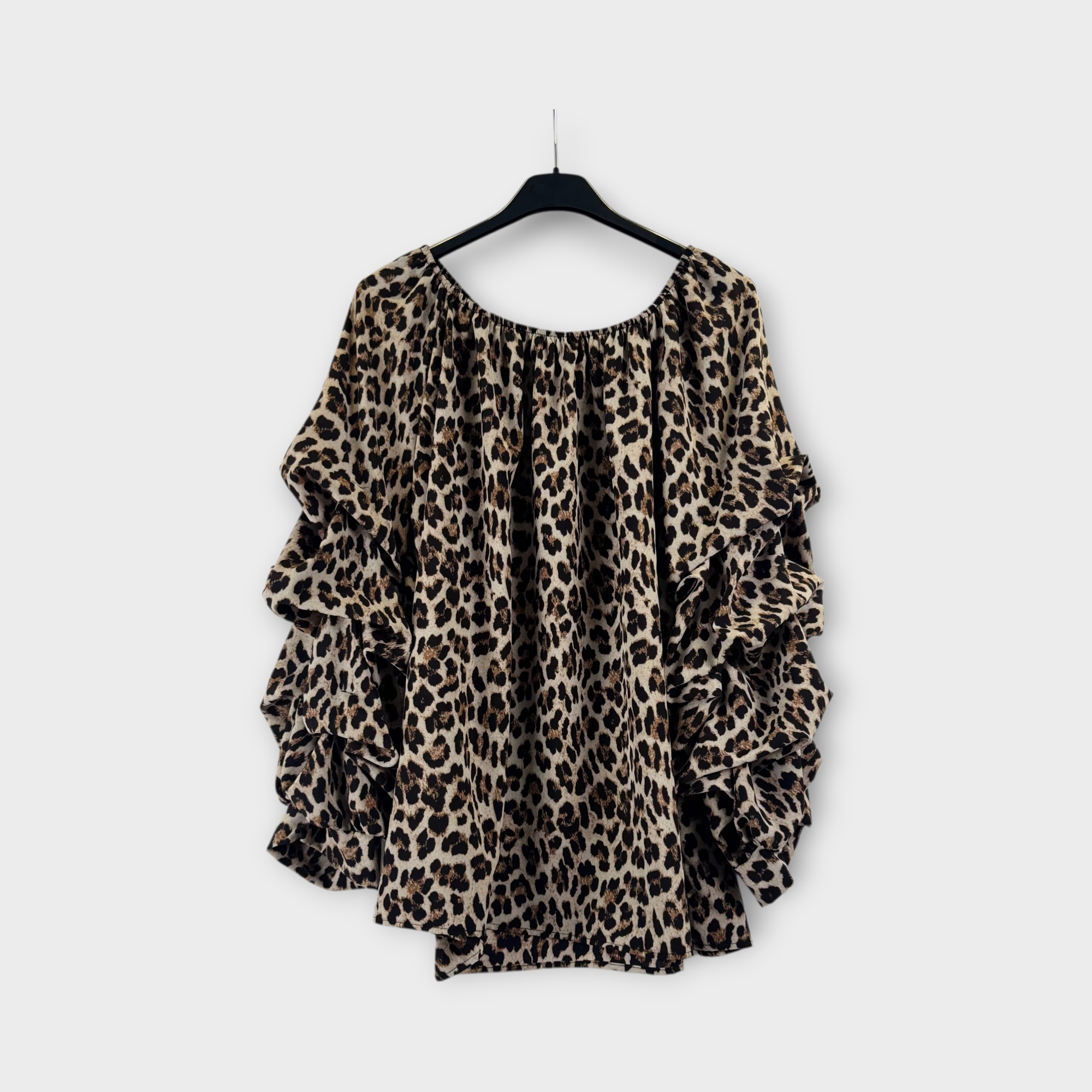 Blusa bordeaux con maniche arricciate Bordeaux