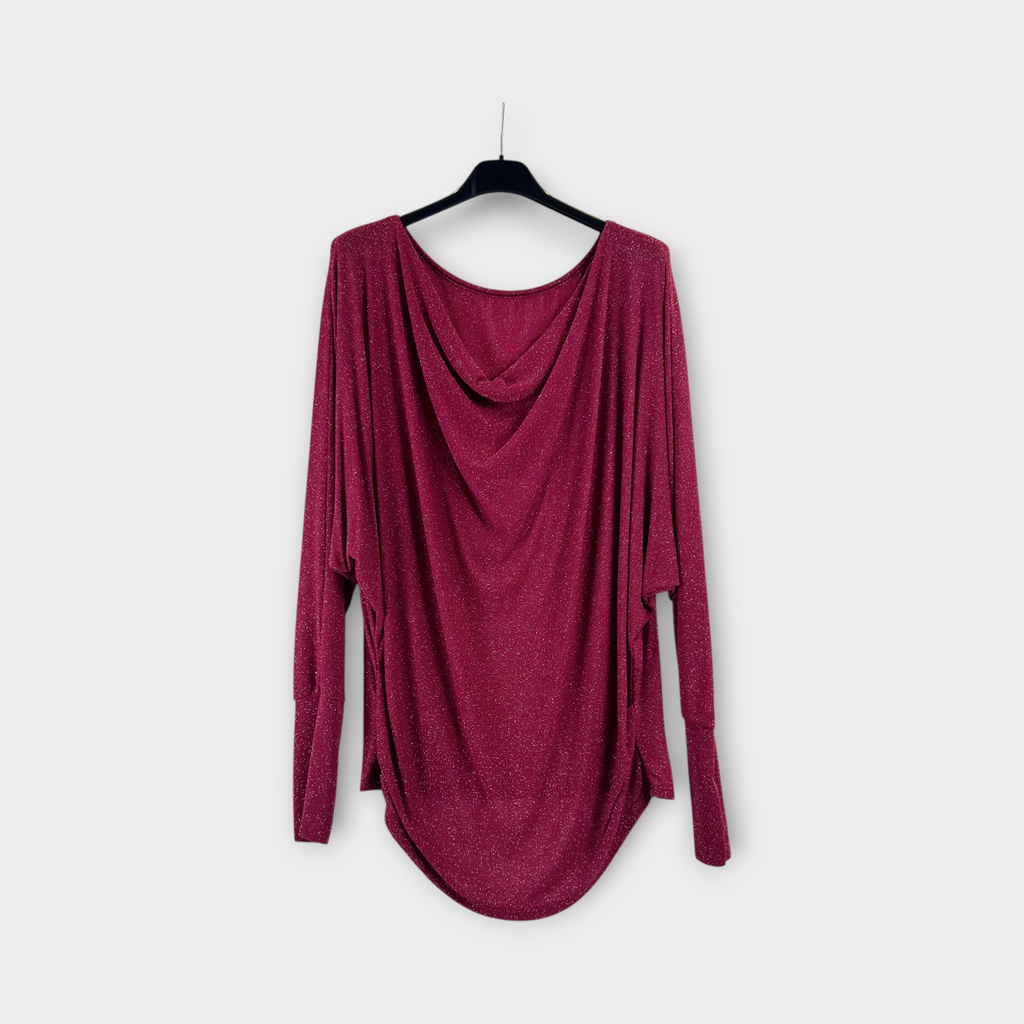 Maglia Bordeaux lurex