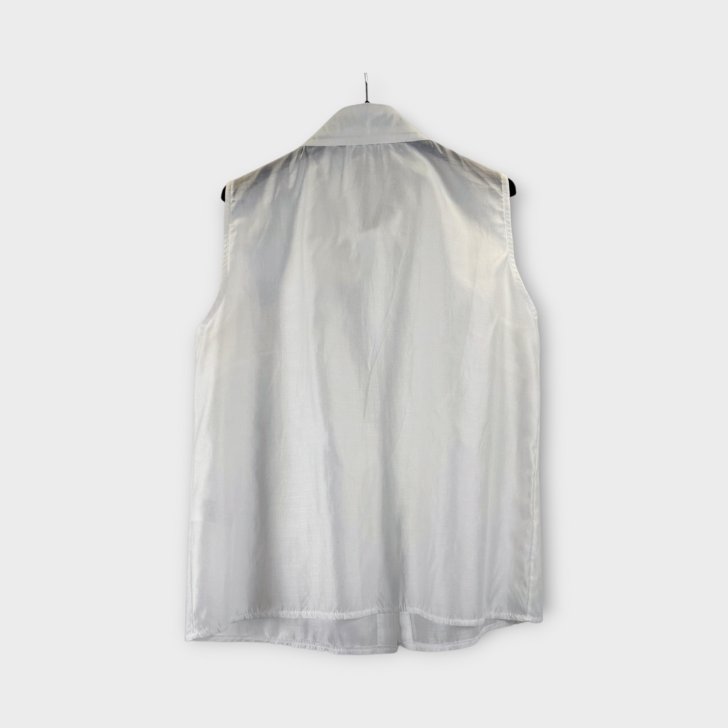Camicia senza maniche Bianco