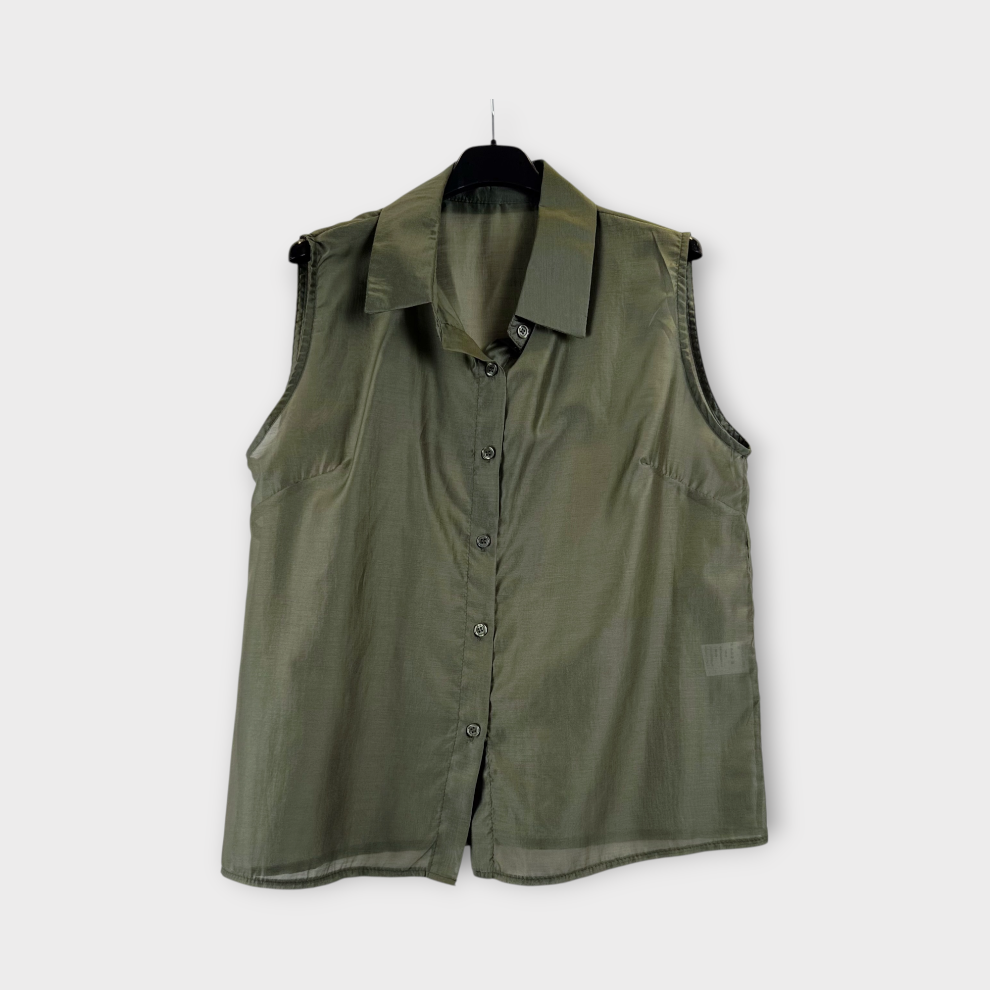 Camicia senza maniche Bianco