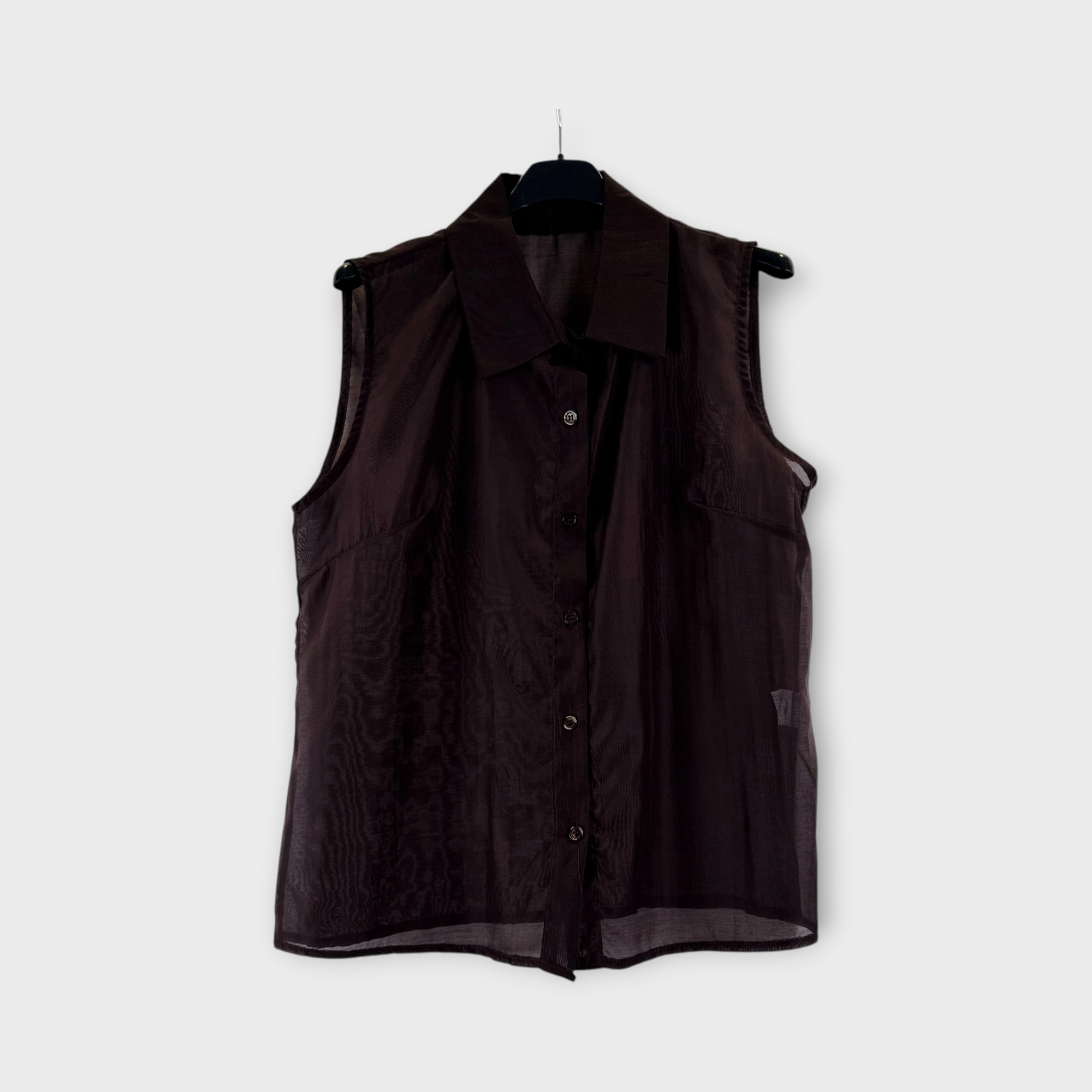 Camicia senza maniche Bianco