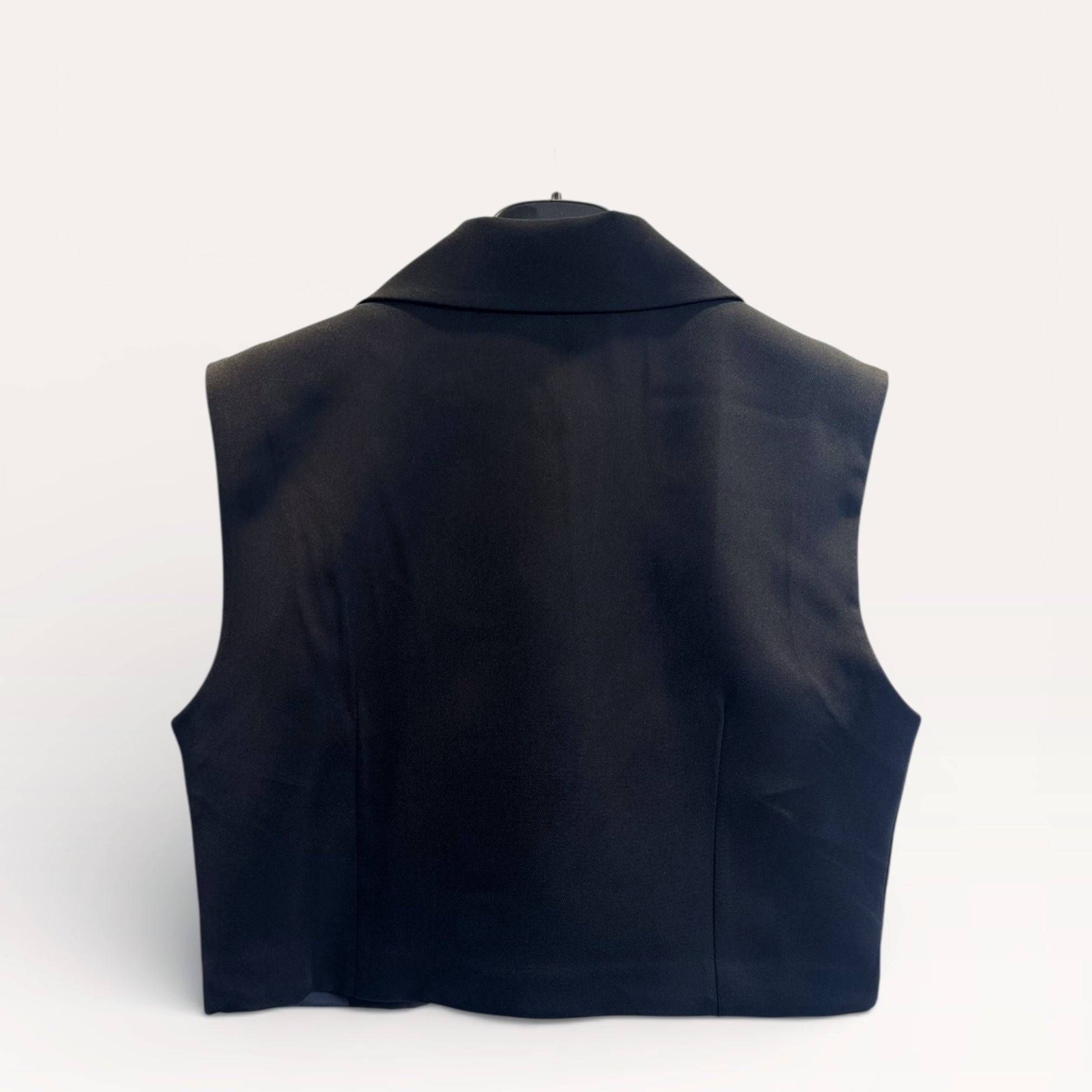 Gilet sartoriale doppiopetto taglio corto