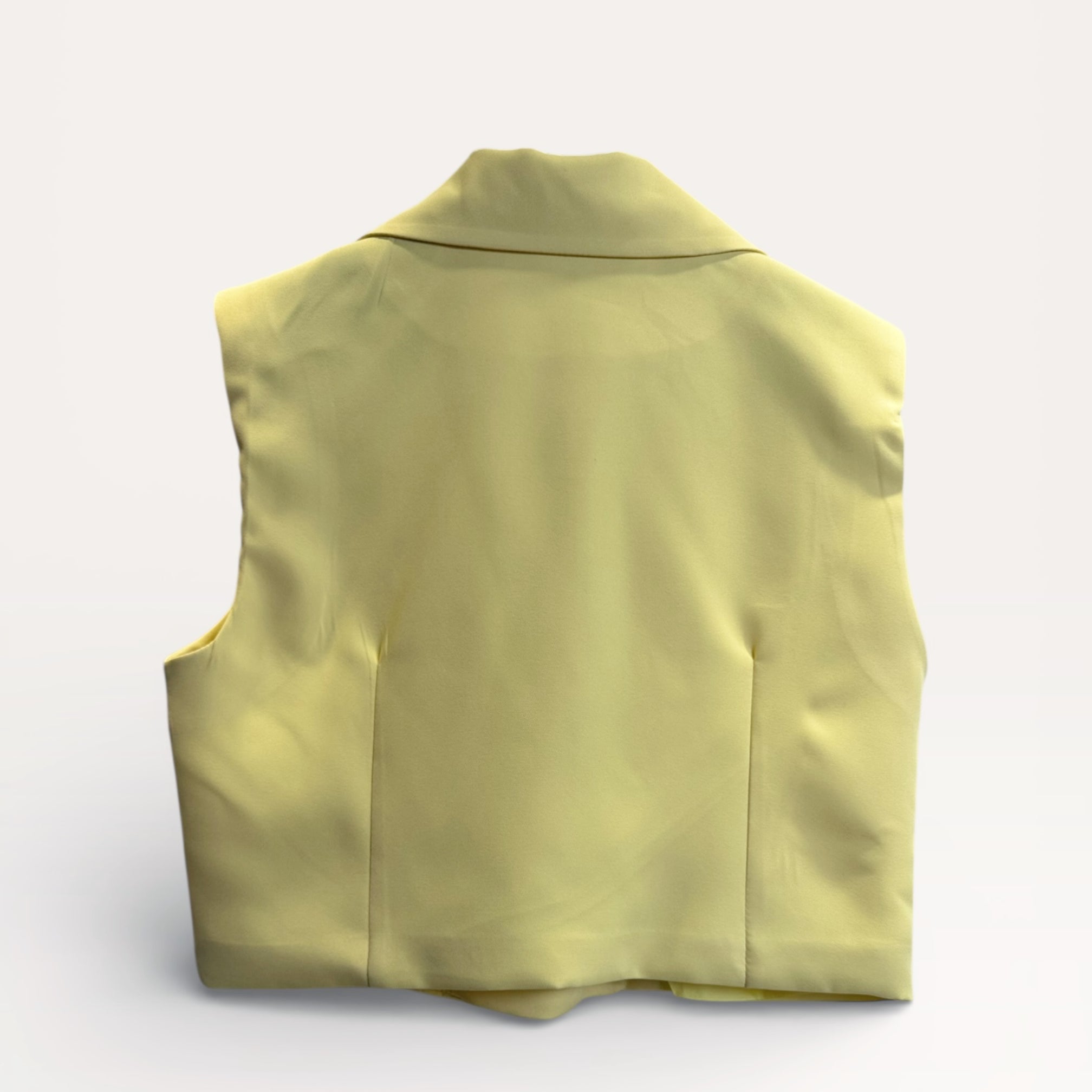 Gilet sartoriale doppiopetto taglio corto