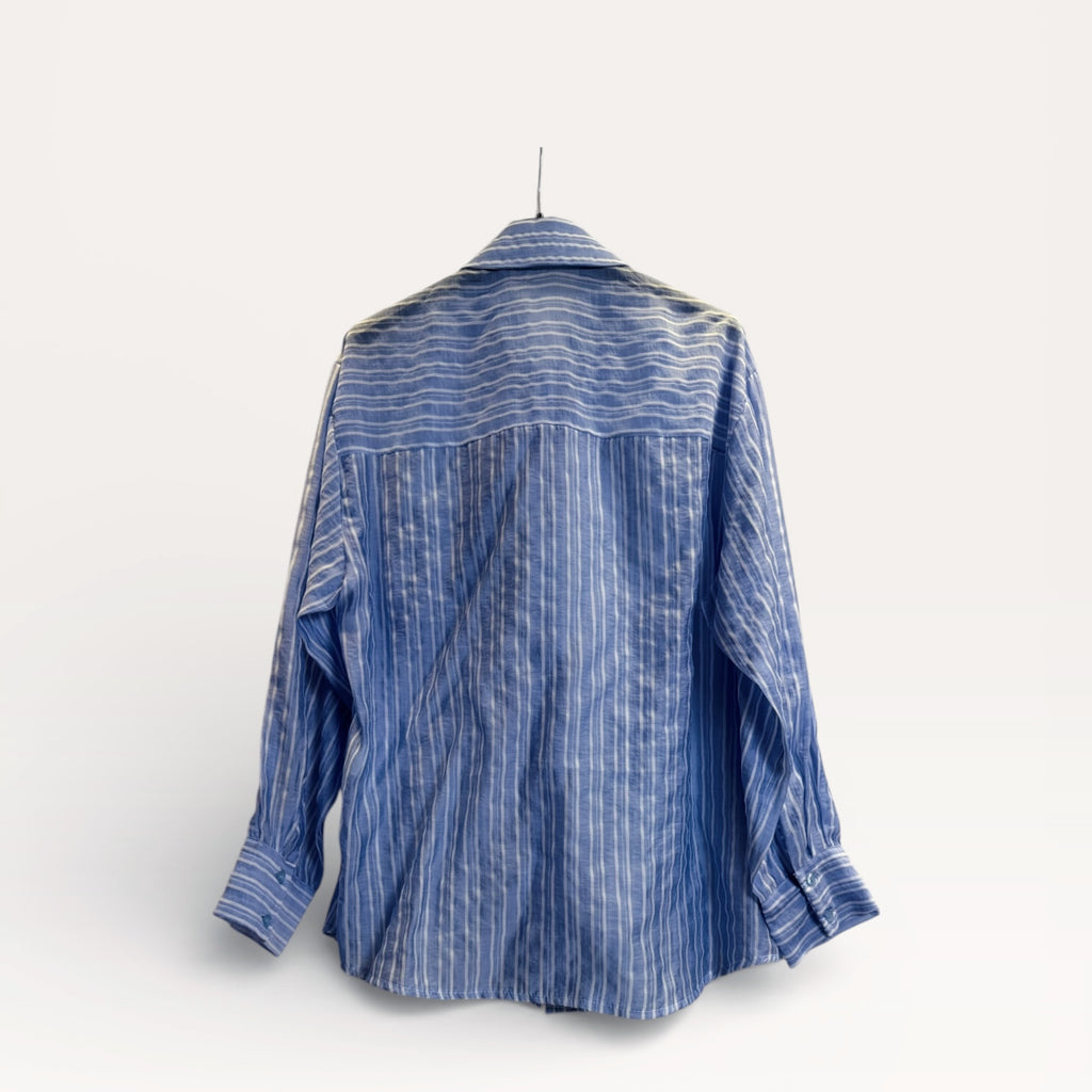 Camicia fit rilassato a righe