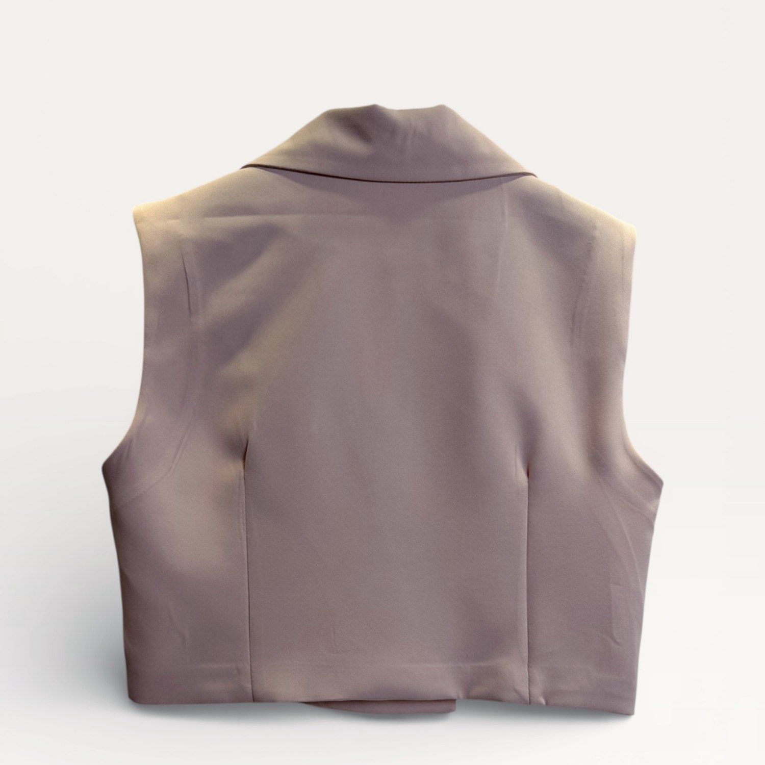 Gilet sartoriale doppiopetto taglio corto majia – NEUS