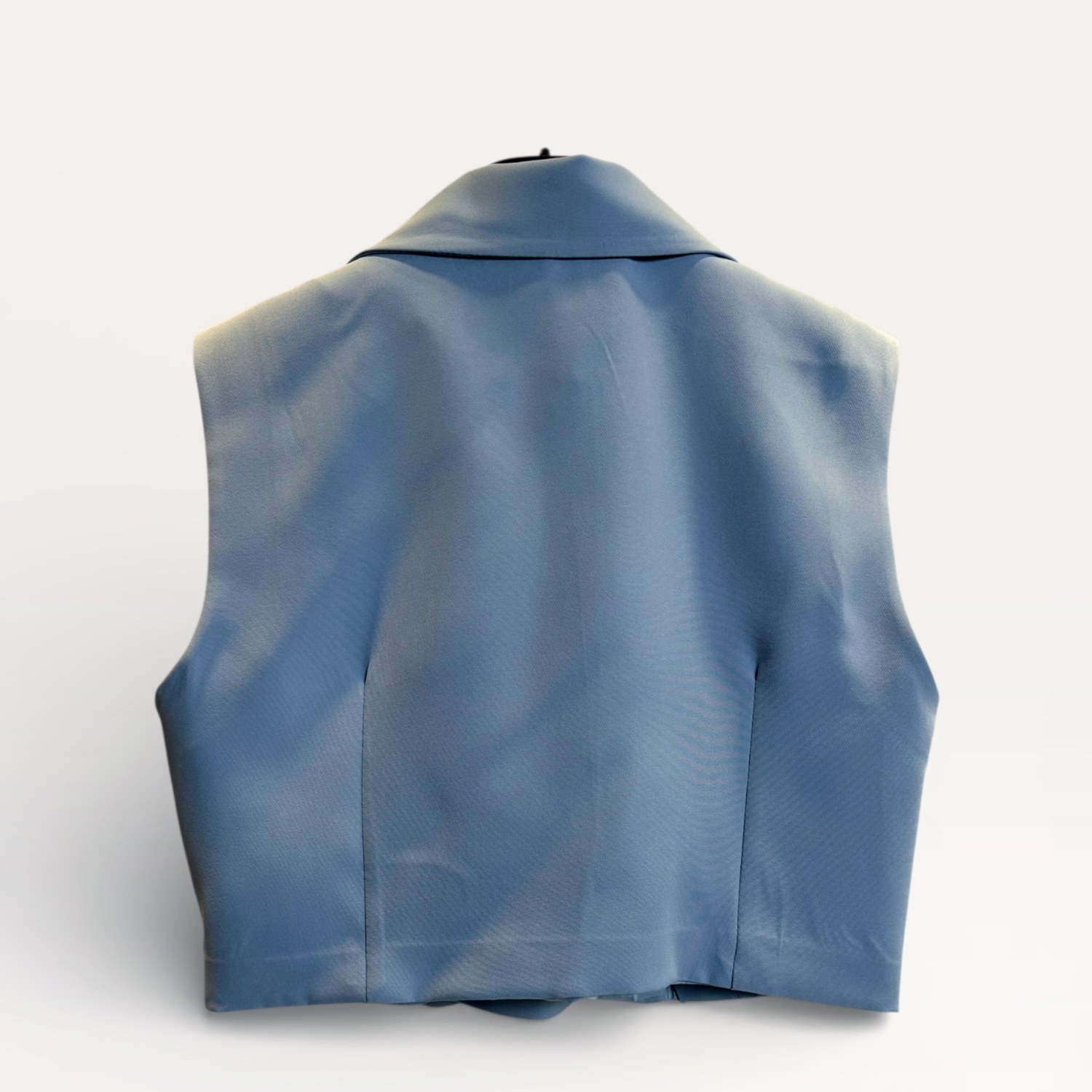 Gilet sartoriale doppiopetto taglio corto majia – NEUS