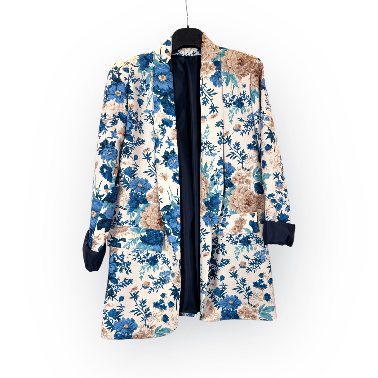 Blazer stampato jacquard floreale SS26-C6-17 – NEUS