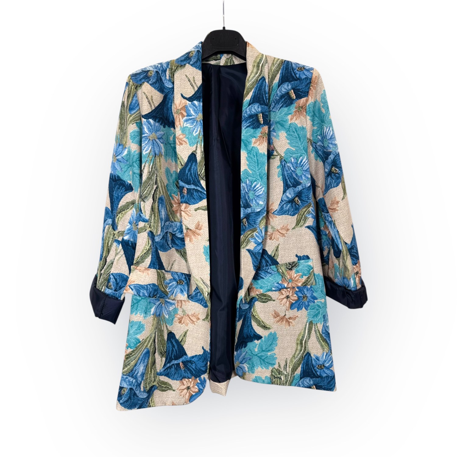 Blazer stampato jacquard floreale SS26-C6-17 – NEUS