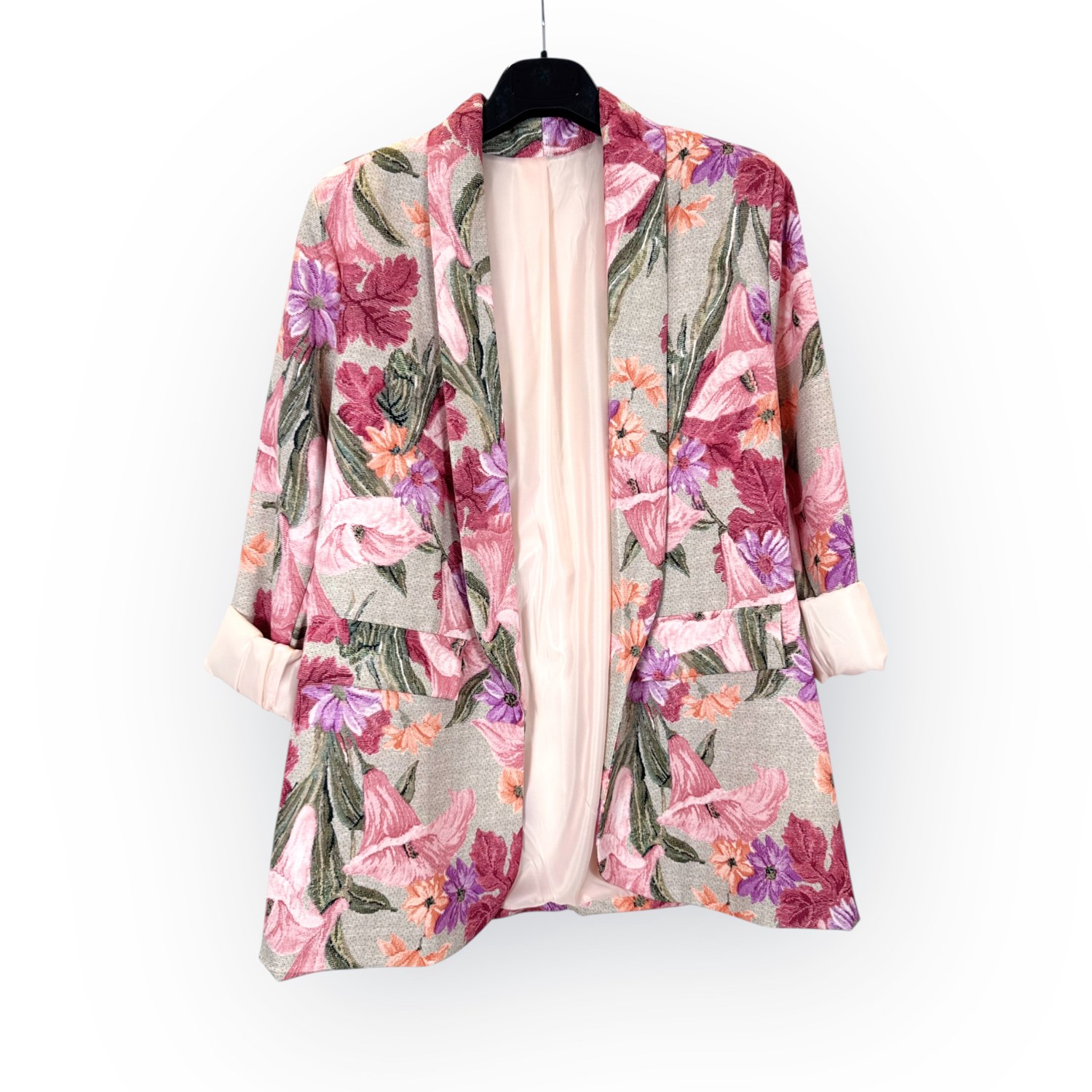 Blazer stampato jacquard floreale SS26-C6-17 – NEUS