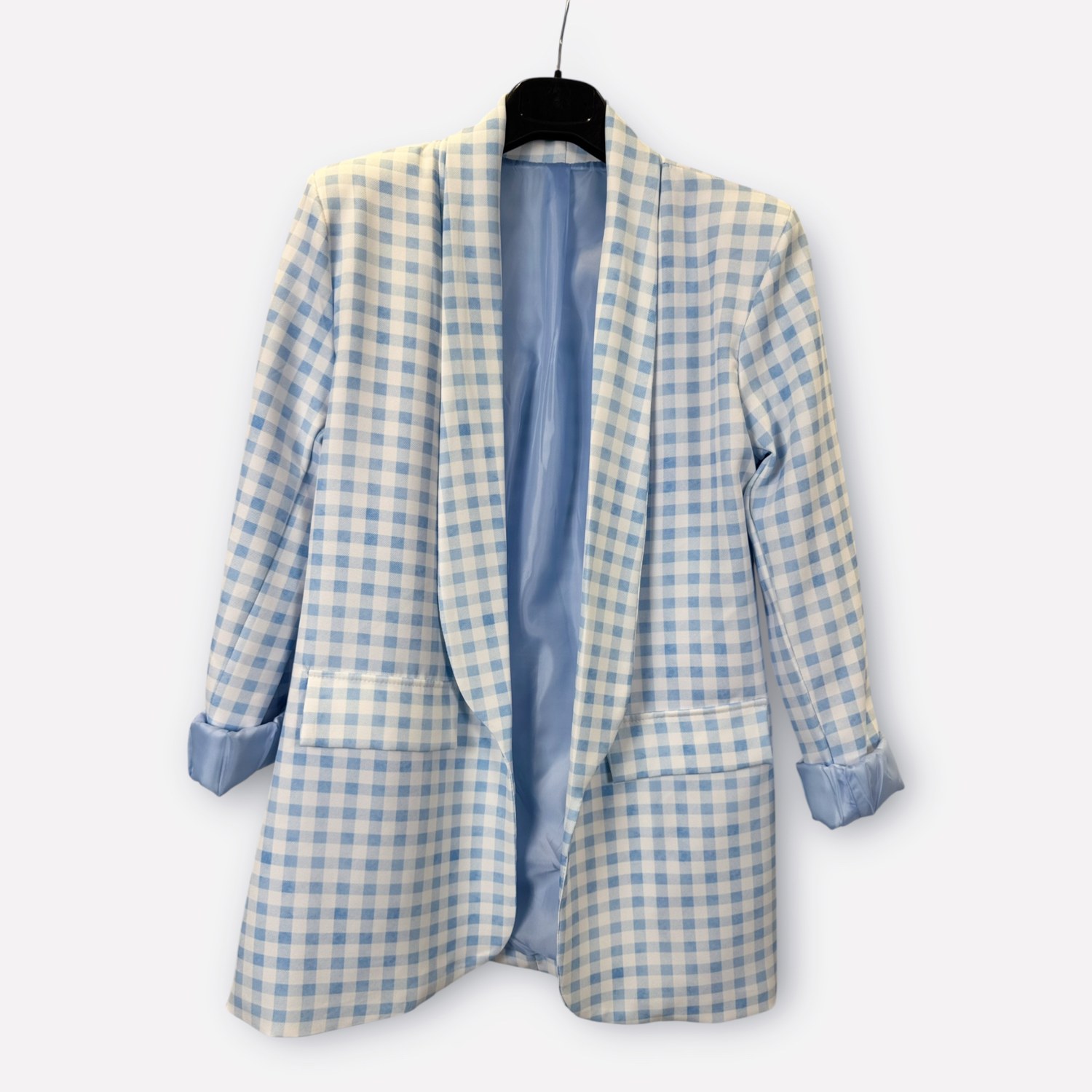 Blazer a quadretti SS26-C6-51 – NEUS