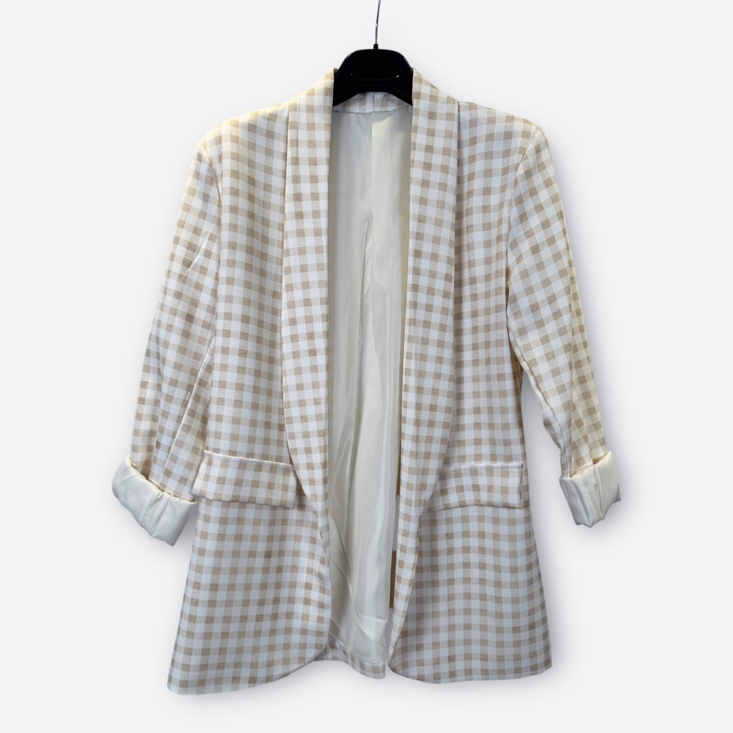 Blazer a quadretti SS26-C6-51 – NEUS